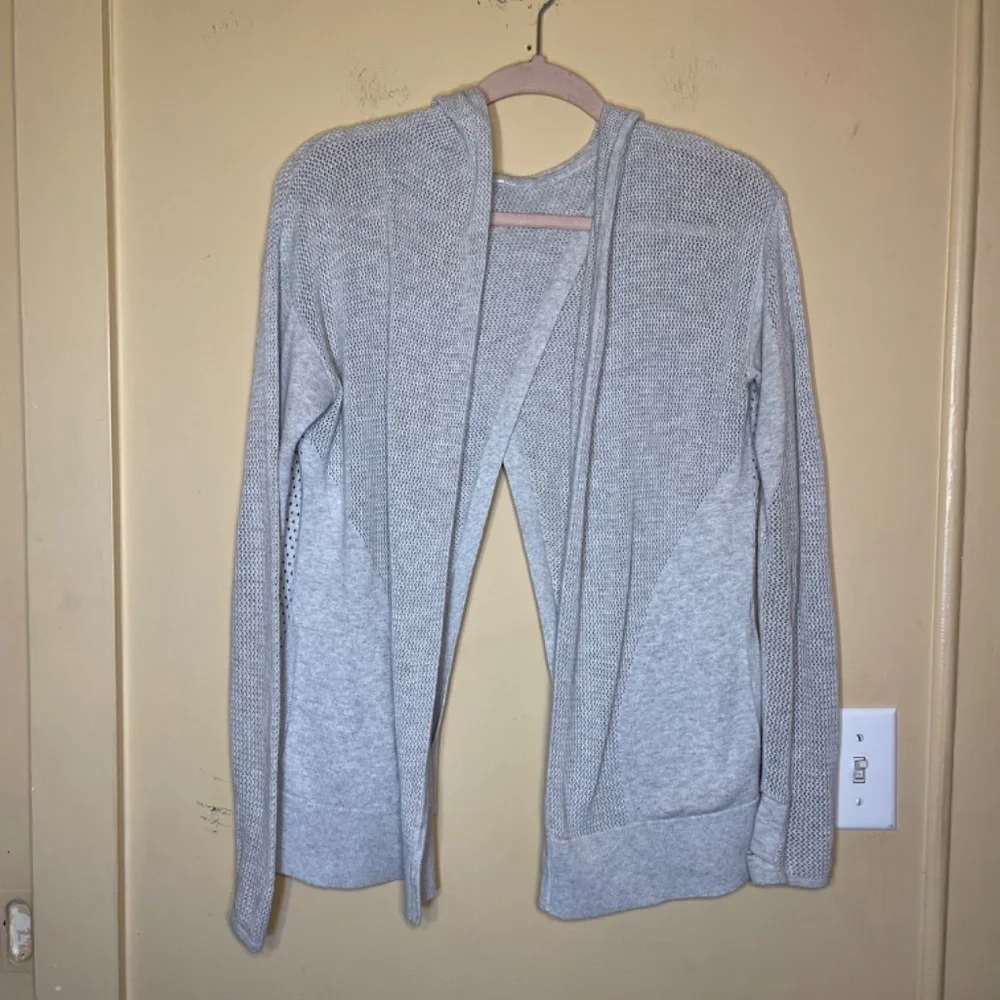 lululemon athletica Gray Knit Cardigan